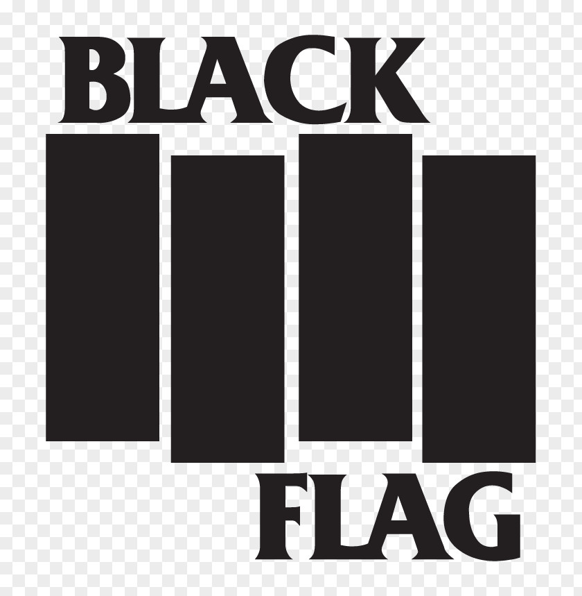 Black And White Flag Punk Rock Rise Above SST Records Damaged PNG