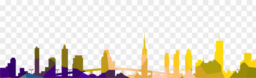 City Silhouette Computer File PNG