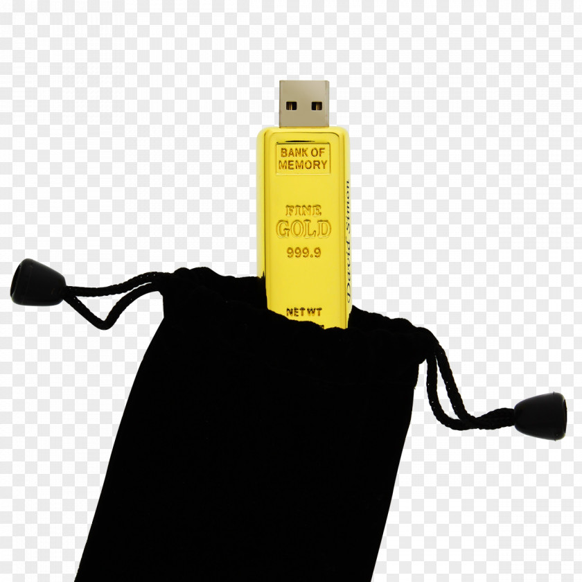 Gold Bar USB Flash Drives Gigabyte Ingot PNG