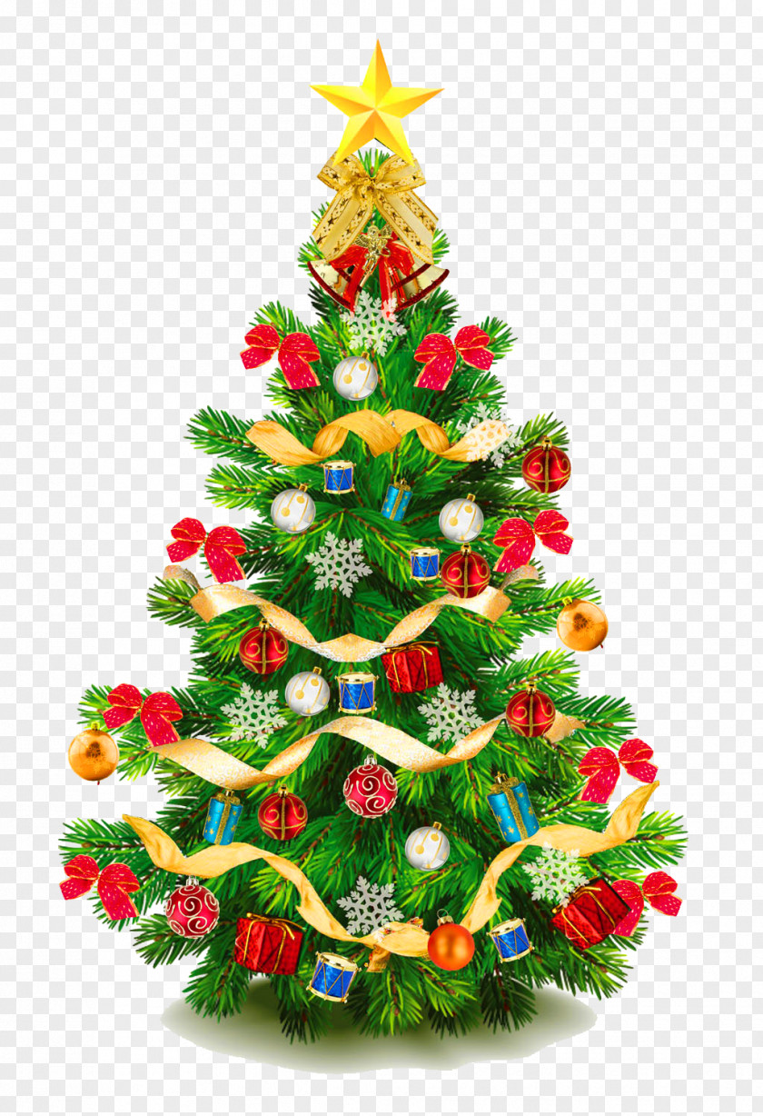 Green Christmas Tree Decoration Pattern Ornament PNG