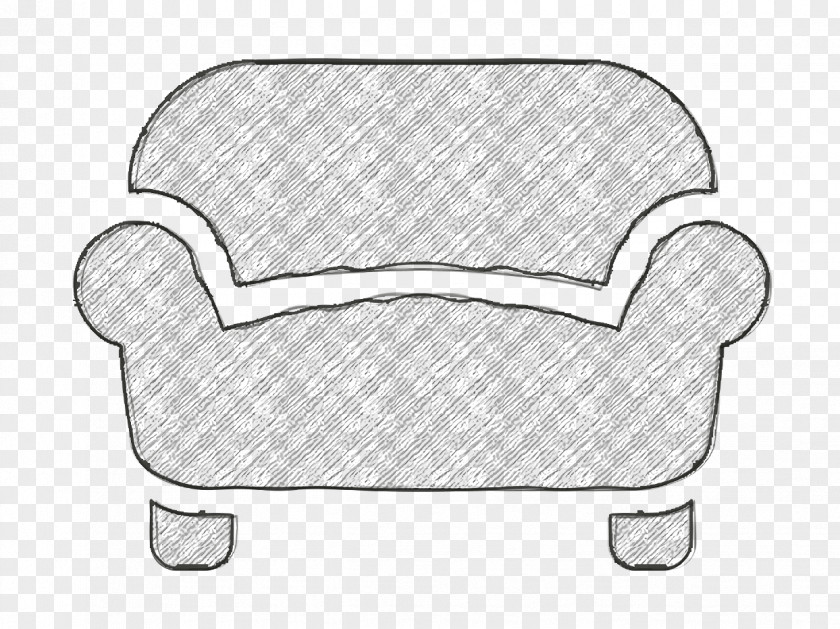 Icon Sofa With Armrest PNG