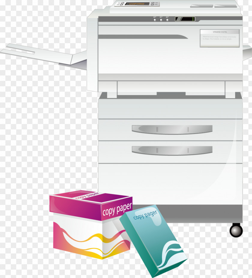Printer Hewlett Packard Enterprise Paper Photocopier Engineering Drawing PNG