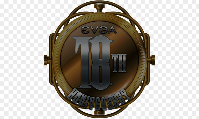 25 Anniversary Badge EVGA Corporation Nvidia PNG