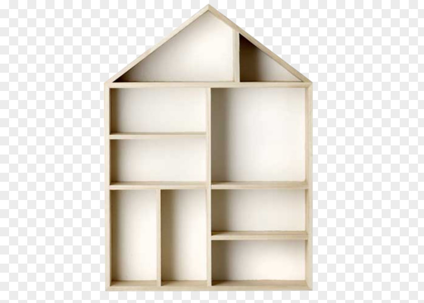 House Shelf Wood Furniture Bookcase PNG