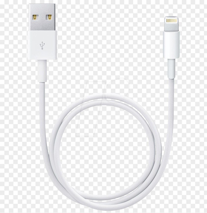 Lightning Battery Charger USB Data Cable Apple PNG