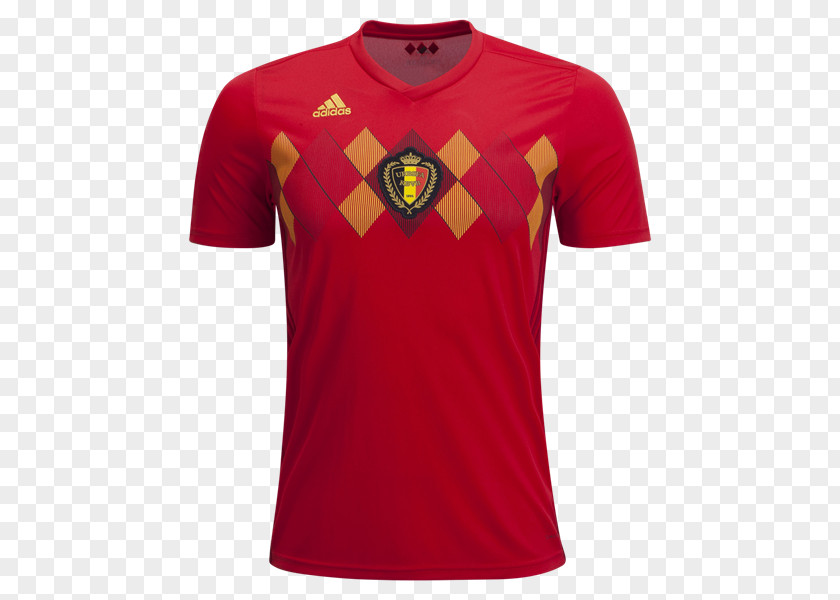 T-shirt 2018 FIFA World Cup Belgium National Football Team Jersey Kit PNG