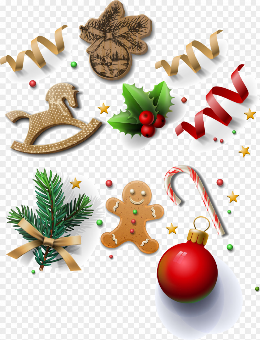 Christmas Background Ornament Decoration Santa Claus PNG