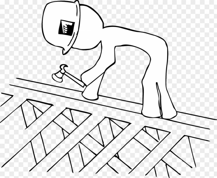 Roof Drawing Art PNG