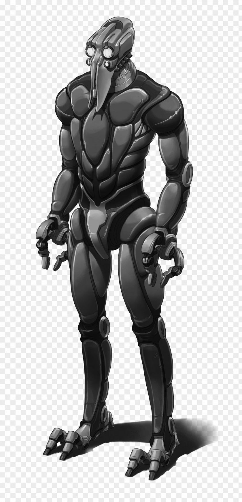 Armour Character Muscle White Fiction PNG