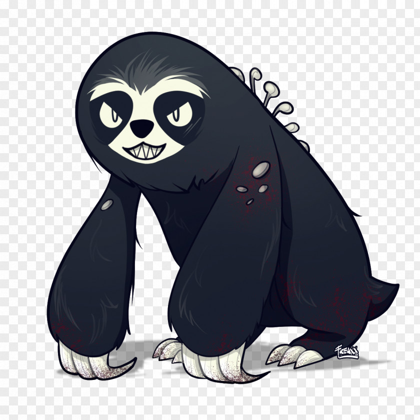 Cute Sloth Digital Art Fallout 76 Cartoon Fan PNG