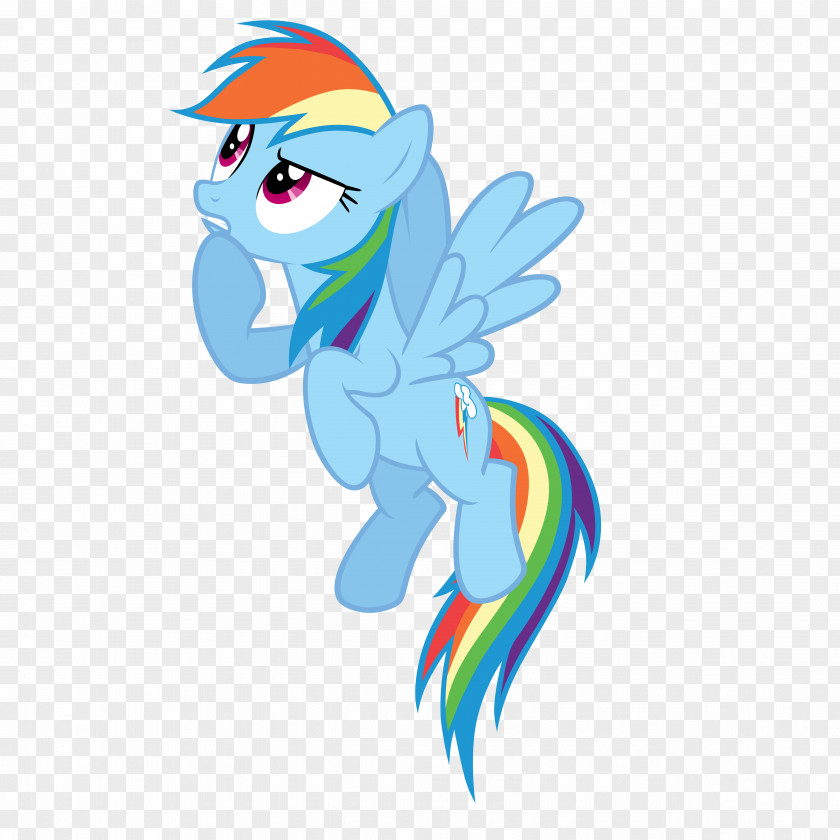 Horse Rainbow Dash Fish Clip Art PNG