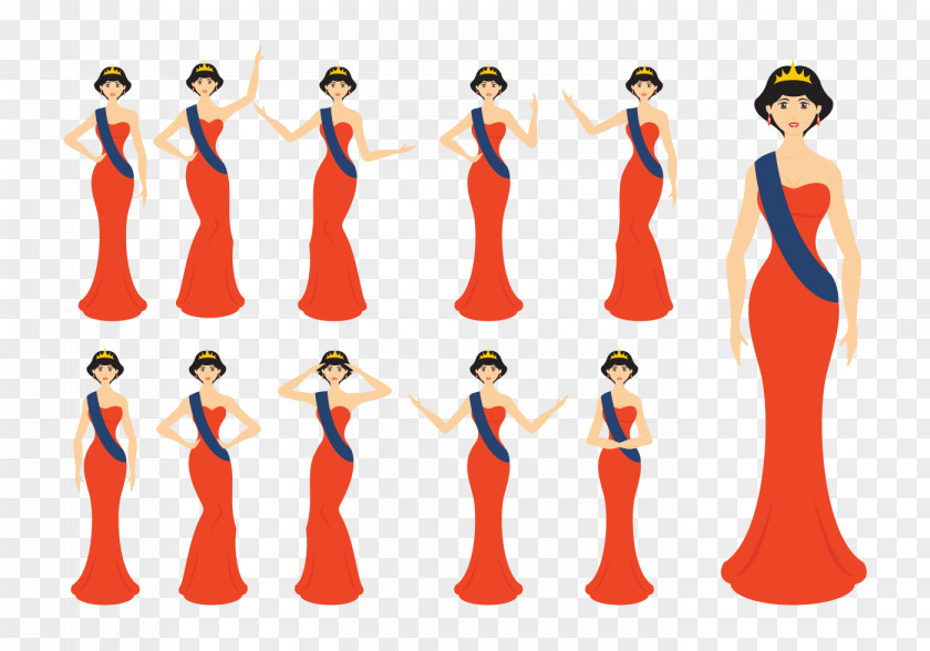 Queen Vector Beauty Pageant Drawing Miss America PNG