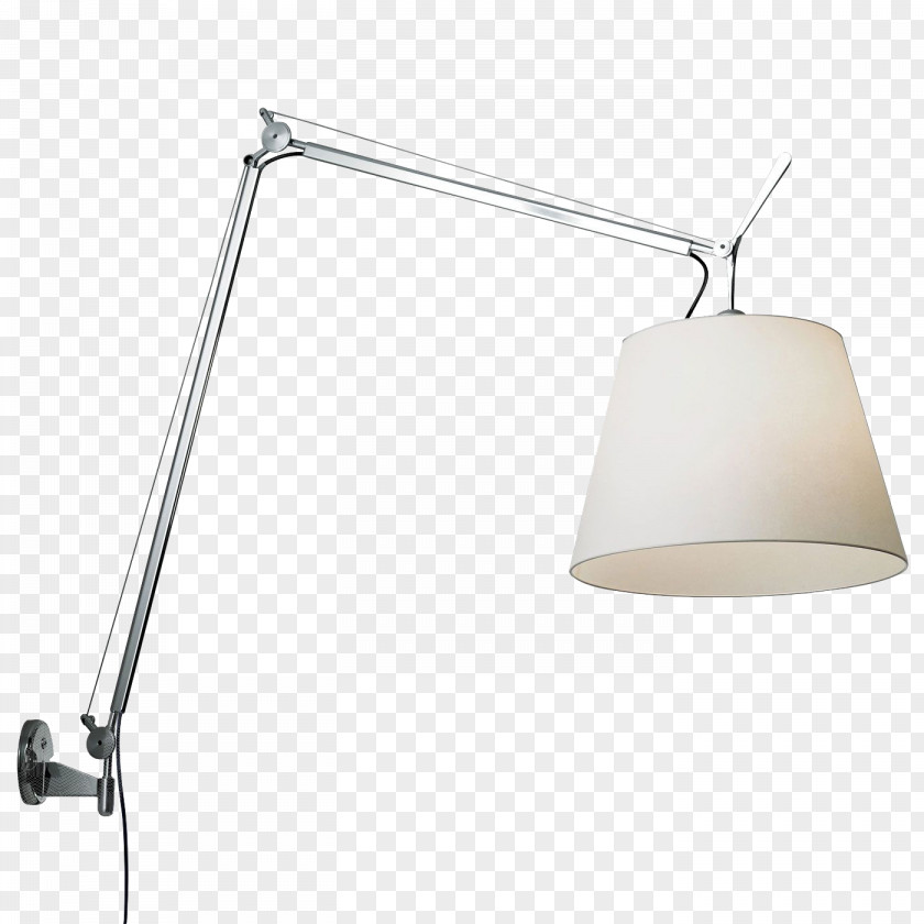 Copper Wall Lamp Light Fixture Artemide Tolomeo Desk Lighting PNG