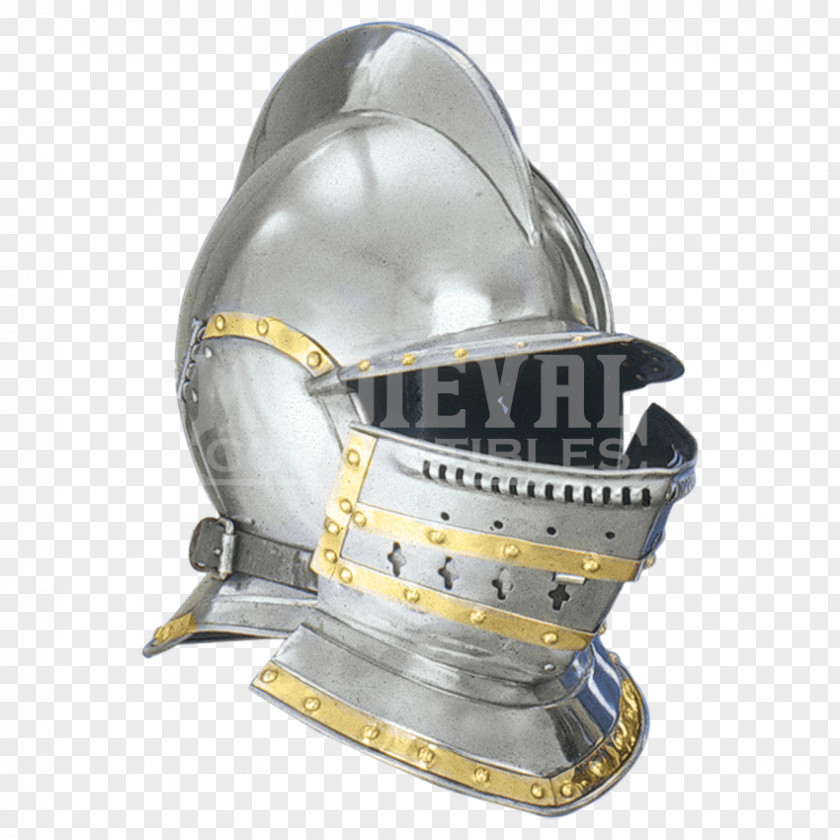 Europe Knight Middle Ages Great Helm Burgonet Helmet PNG