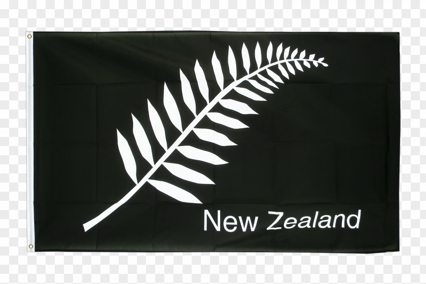 Flag New Zealand National Rugby Union Team Silver Fern Of PNG