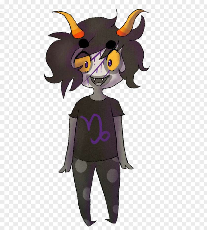 Sober Demon Horse Costume Design Cartoon PNG