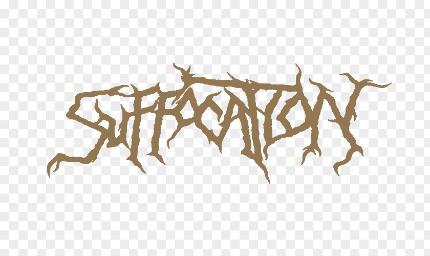 Brutal Death Metal Suffocation Heavy Logo PNG