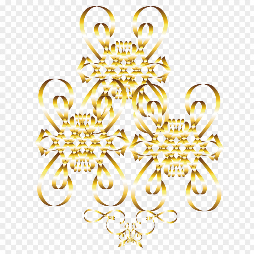 Gold Decoration Pattern PNG