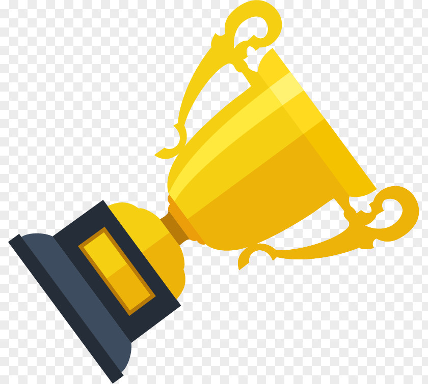 Gold Trophy Clip Art PNG