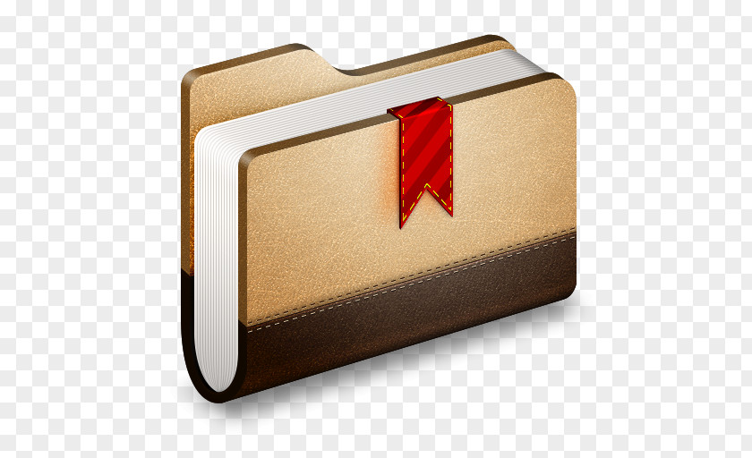 Bookmark Brown Folder Rectangle PNG