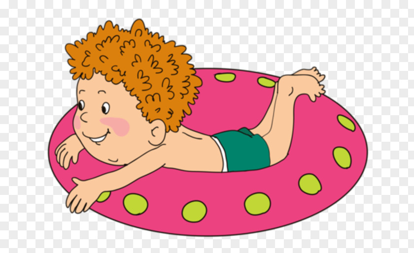 Child Cartoon Swimming PNG