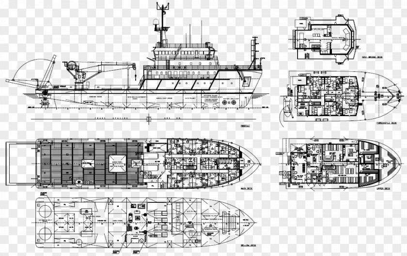 Design Technical Drawing Naval Architecture Engineering PNG