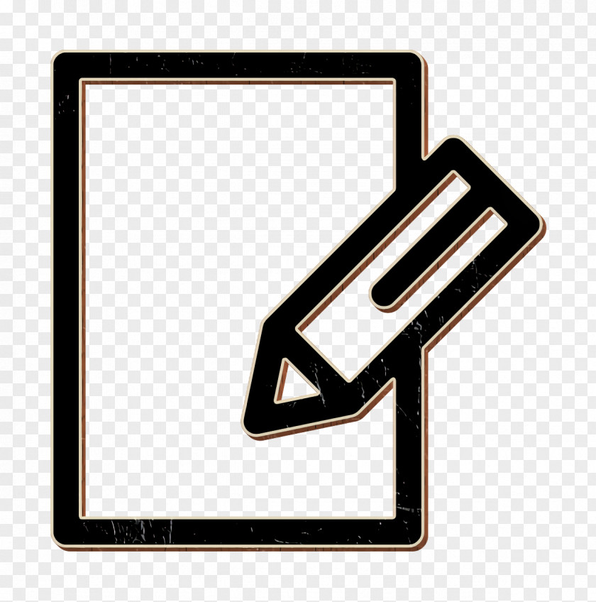 General UI Icon Education Piece Of Paper And Pencil PNG