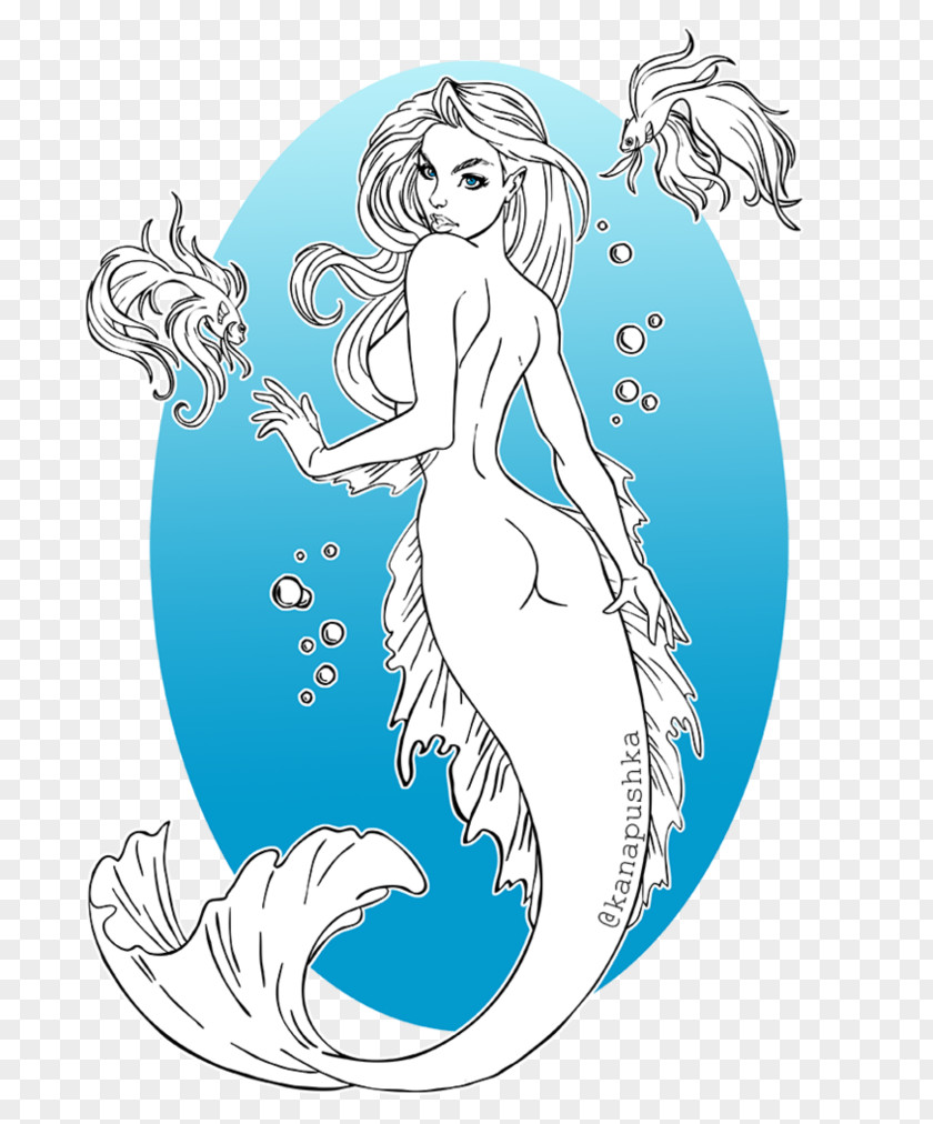 Underwater Love Mermaids DeviantArt Illustration Artist Drawing PNG