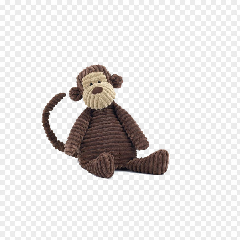 Cloth Monkey Stuffed Toy Child Plush PNG