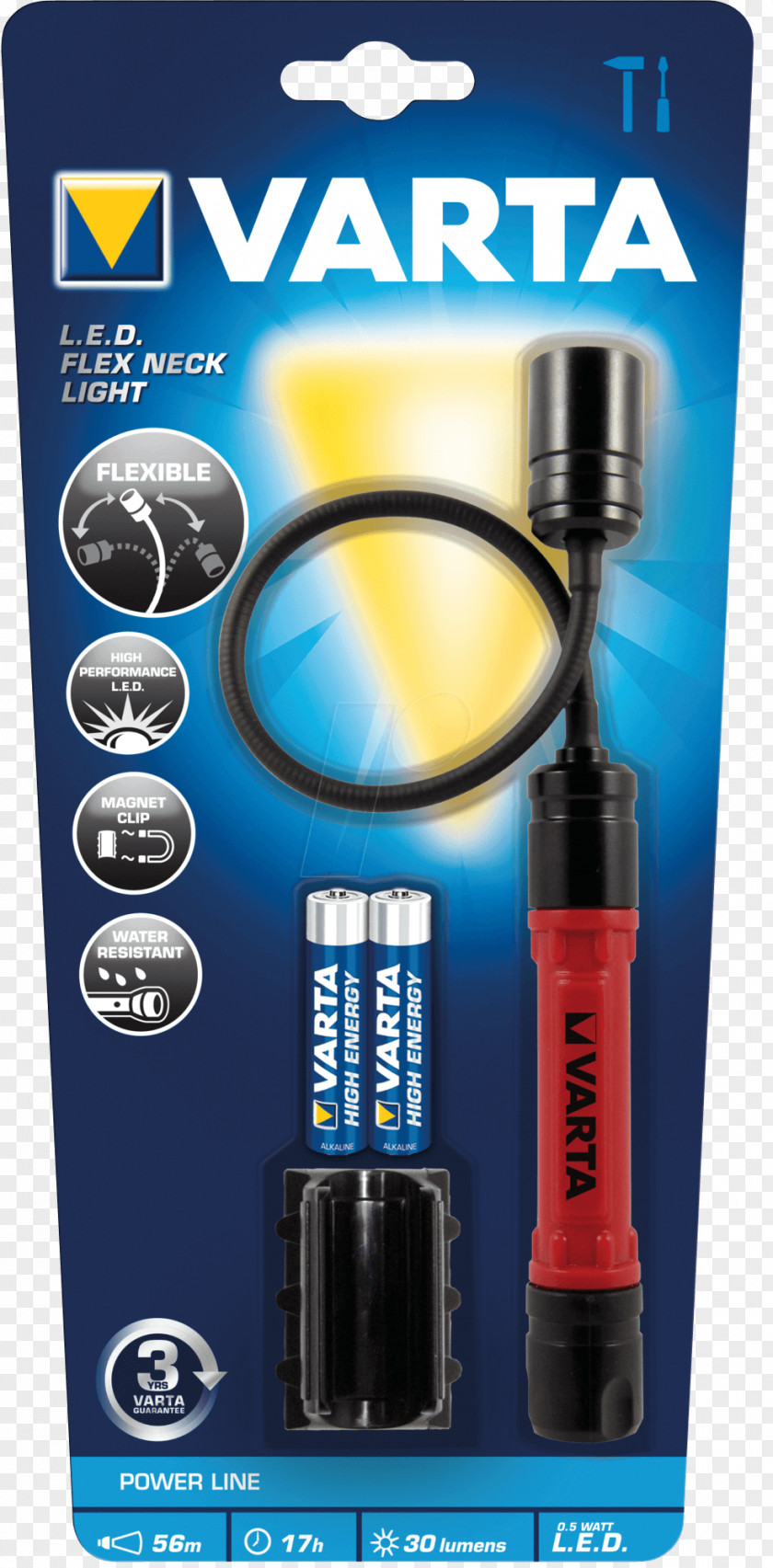 Light Flashlight VARTA Battery Light-emitting Diode PNG
