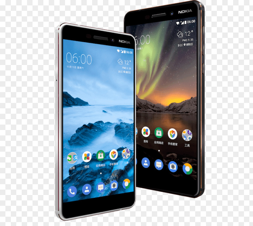 Smartphone Nokia 6 (2018) N9 7 1 PNG