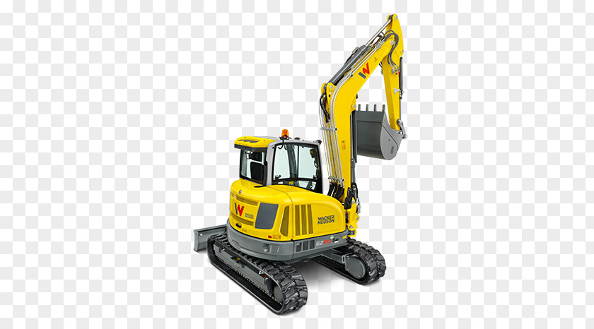 Crawler Excavator Machine Compact Bulldozer Wacker Neuson PNG