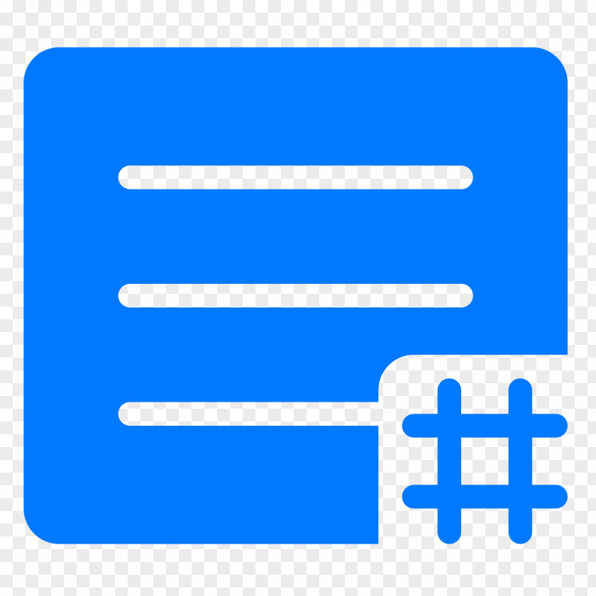 Hashtag Download Web Feed PNG