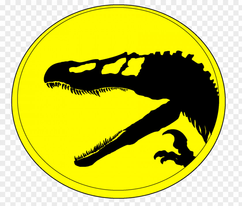 Jurassic Park Symbol Mr. D.N.A. Dinosaur Spinosaurus Smiley PNG