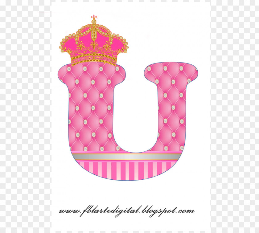 Realeza Pink Letter Color Y PNG