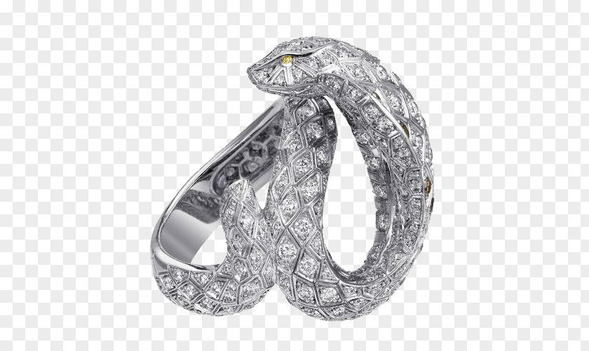 Snake Ring Earring Diamond Jewellery PNG