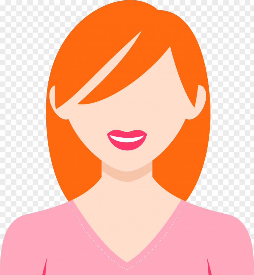 Vector Girls User Profile Avatar Icon PNG