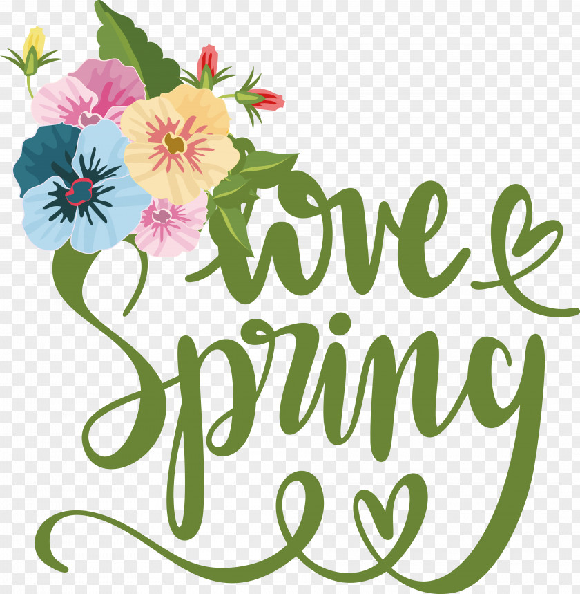 Word Art Color Line Art Spring Black PNG