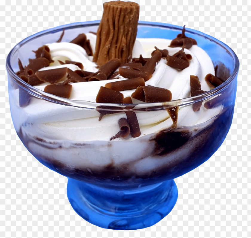 Dark Chocolate Shavings Sundae Ice Cream Mousse PNG