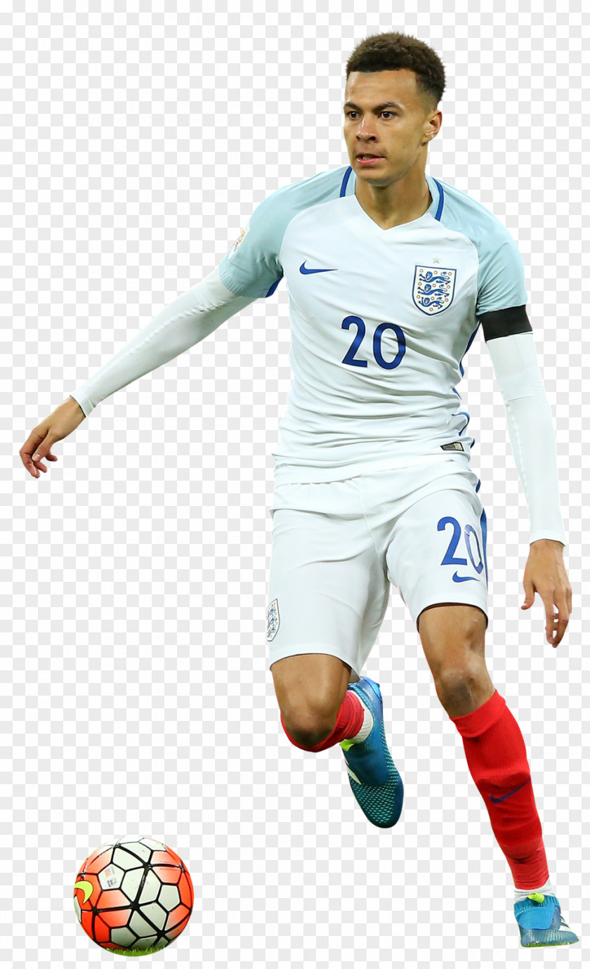 Football Dele Alli England National Team Soccer Player Rendering PNG