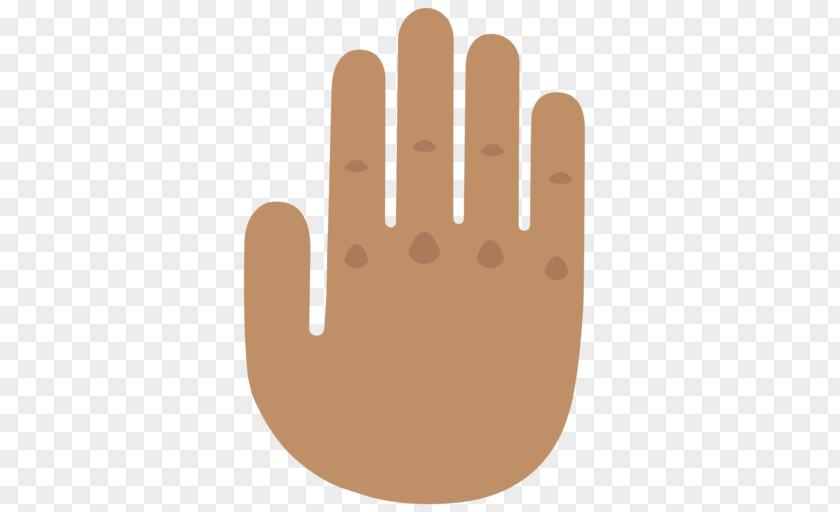 Hand Emoji Transparent Thumb Glove Nitrile Polyurethane Foam PNG