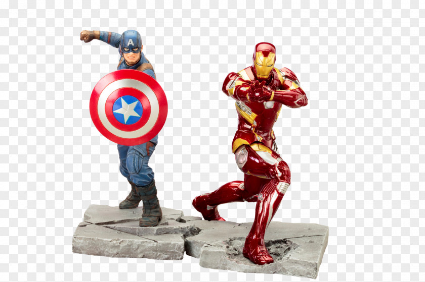 Iron Man Civil War Captain America ArtFX+ 1/10 Scale Figure Model PNG