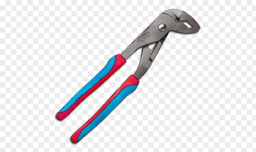 Nipper Slip Joint Pliers Diagonal Wire Stripper Cutting Tool Snips PNG
