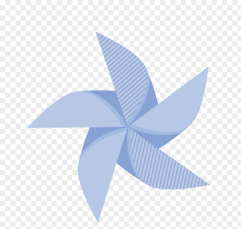 Pinwheel Blue Box Gift Clip Art PNG