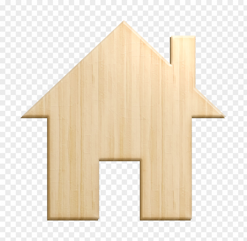 Plywood Hut Solid Icon PNG