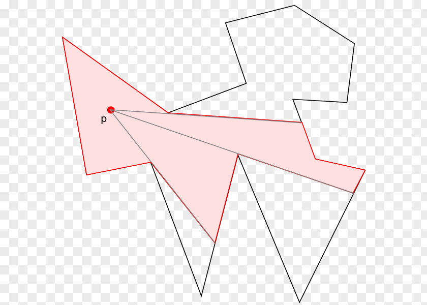 Polygolnal Point In Polygon Sichtbarkeitspolygon Triangle PNG