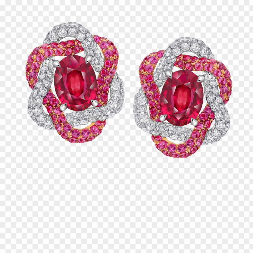 Ruby Earring Jewellery Costume Jewelry PNG