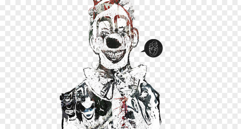Clown Evil Art PNG