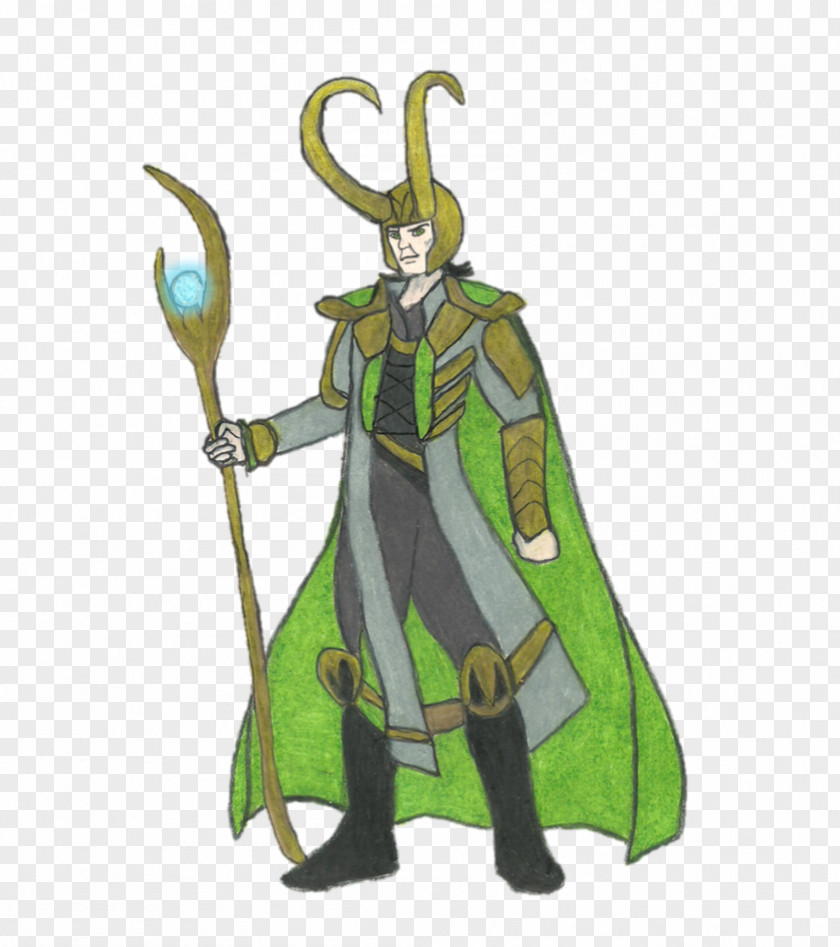 Loki Cartoon Costume Design Figurine PNG
