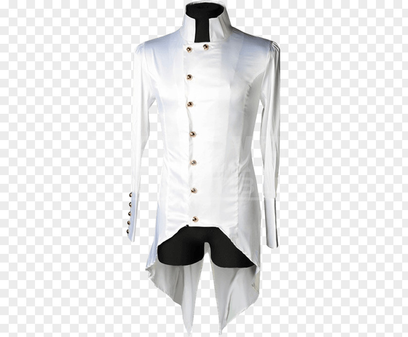 T-shirt Blouse Tailcoat Sleeve Collar PNG